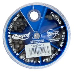 PRACTICAL SPLIT SHOT DISPENSER X 6